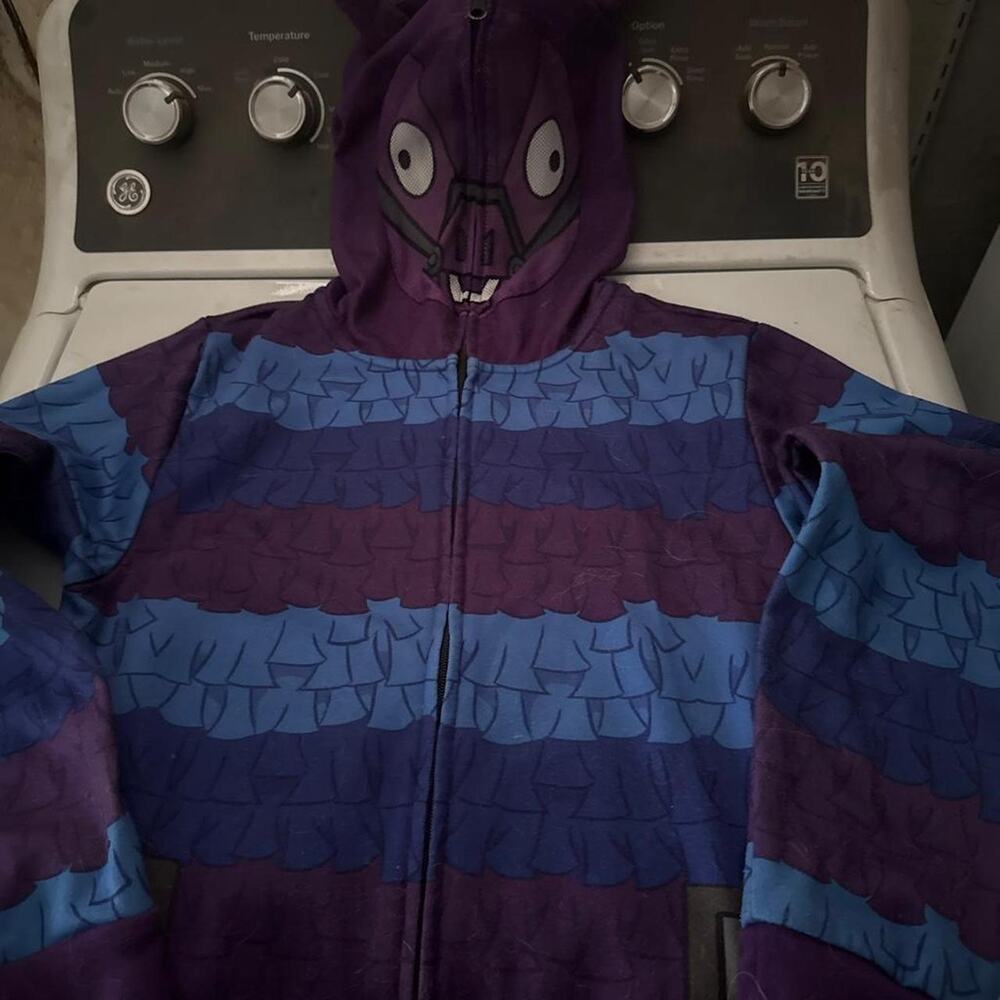 Fortnite blue and purple striped